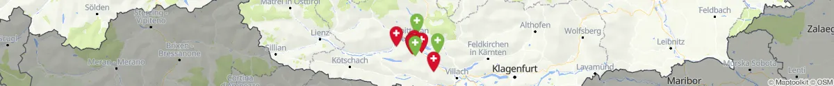 Map view for Pharmacies emergency services nearby Seeboden am Millstätter See (Spittal an der Drau, Kärnten)